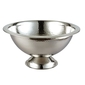 Silver Centerpiece Bowl Gourmet Corporate Basket